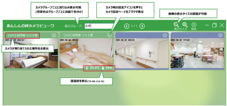 カメラビューワの説明